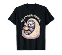 Not A Morning Mammal Sloth Bear Lazy Sloths Camiseta