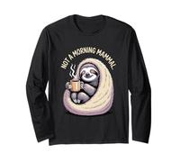 Not A Morning Mammal Sloth Bear Lazy Sloths Manga Larga