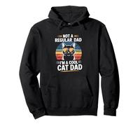 Not A Regular Dad I'm A Cool Cat Dad Look Retro Dad Dad Padre Sudadera con Capucha