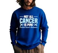 Not All Cancer Is Pink - Sudadera con diseño gráfico para hombre, azul real, 3XL