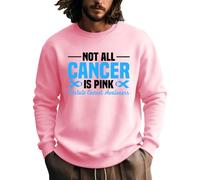 Not All Cancer Is Pink - Sudadera con diseño gráfico para hombre, rosa, M