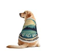 Not All Who Wander are Lost 1 - Camiseta estampada para mascotas, chaleco suave y transpirable, ligera, elástica, para perros medianos