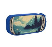 Not All Who Wander are Lost 1 Estuche para lápices impreso, almacenamiento de cosméticos, herramientas de arte, suministros para estudiantes, profesores, uso versátil, Blue, Talla única, Juego de