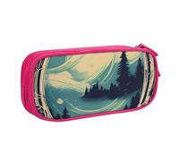 Not All Who Wander are Lost 1 Estuche para lápices impreso, almacenamiento de cosméticos, herramientas de arte, suministros para estudiantes, profesores, uso versátil, Pink, Talla única, Juego de