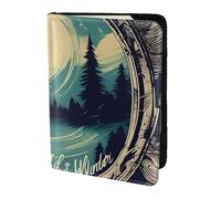 Not All Who Wander Are Lost 1 funda para pasaporte impresa, funda para pasaporte para tarjetas y documentos