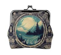 Not All Who Wander are Lost 1 - Monedero de piel de microfibra para mujer, mini cartera para tarjetas y lápiz labial