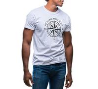 Not All Who Wander Are Lost Camiseta de Hombre Blanca Size M