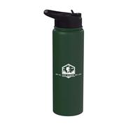 Not All Who Wander Are Lost - Divertido amante del senderismo minimalista Stainless Steel Insulated Water Bottle