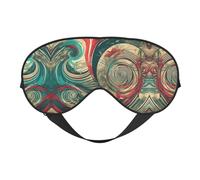 Not All Who Wander are Lost - Máscara de dormir con estampado similar a la seda, máscara de ojos para dormir para mujeres y hombres, para viajes, dormir y relajarse