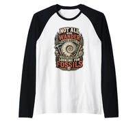Not All Who Wander Are Lost Some Just Looking For Fossils Camiseta Manga Raglan
