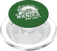 Not All Who Wander Are Lost Vintage Mountains 80s Graphic PopSockets PopGrip para MagSafe