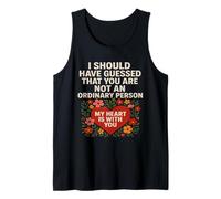 Not an Ordinary Love Bold Heart Statement - Camiseta de regalo. Camiseta sin Mangas