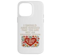 Not an Ordinary Love Bold Heart Statement - Camiseta de regalo. Carcasa para iPhone 14 Pro Max