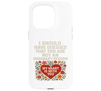 Not an Ordinary Love Bold Heart Statement - Camiseta de regalo. Carcasa para iPhone 15 Pro
