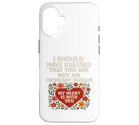 Not an Ordinary Love Bold Heart Statement - Camiseta de regalo. Carcasa para iPhone 16
