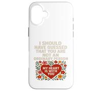 Not an Ordinary Love Bold Heart Statement - Camiseta de regalo. Carcasa para iPhone 16 Plus