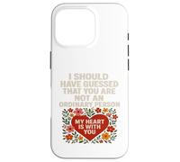 Not an Ordinary Love Bold Heart Statement - Camiseta de regalo. Carcasa para iPhone 16 Pro