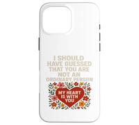 Not an Ordinary Love Bold Heart Statement - Camiseta de regalo. Carcasa para iPhone 16 Pro Max