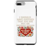 Not an Ordinary Love Bold Heart Statement - Camiseta de regalo. Carcasa para iPhone 7 Plus/8 Plus