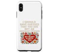 Not an Ordinary Love Bold Heart Statement - Camiseta de regalo. Carcasa para iPhone XS Max