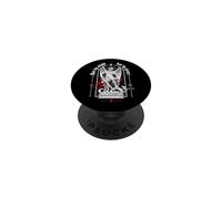 Not by Might But by Grace Christian Archangel Versículo de la Biblia PopSockets PopGrip Adhesivo