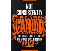Not Consistently Candid: The Board Said He Lied. The World Said: Proceed. (Tech Thrillers)