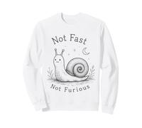 Not Fast Not Furious Funny Snail Sudadera