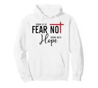 Not Fear Isaiah 40:10 Hope Isaiah 40:31 God Faith Over Fear Sudadera con Capucha