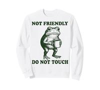 Not Friendly Do Not Touch Frog Sudadera