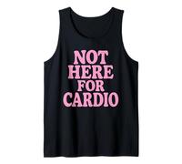 Not Here For Cardio Divertido Bodybuilding Camiseta sin Mangas