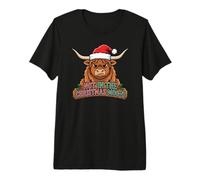 Not in The Christmas Moo-d Vaca Highland Camiseta Premium