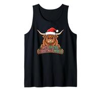 Not in The Christmas Moo-d Vaca Highland Camiseta sin Mangas
