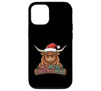 Not in The Christmas Moo-d Vaca Highland Carcasa para iPhone 12/12 Pro
