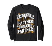 Not Just A Partner But A Fartner Couple Fart Jokes - Manga Larga