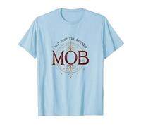 Not Just The Mother Mob Elegante Vintage Orgullo Familiar Camiseta, Hombre, Azul Bebé, 3XL