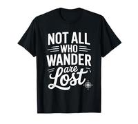Not Lost Explorer - Camisa de Viaje, Senderismo, Camping, pasión por los Viajes Camiseta