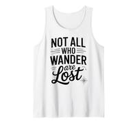 Not Lost Explorer - Camisa de Viaje, Senderismo, Camping, pasión por los Viajes Camiseta sin Mangas
