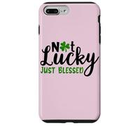 Not Lucky Just Blessed St Patrick's Day Girl Irish Shamrock Carcasa para iPhone 7 Plus/8 Plus