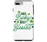 Not Lucky Just Blessed St Patrick's Day Girl Irish Shamrock Carcasa para iPhone 7 Plus/8 Plus