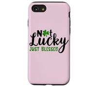 Not Lucky Just Blessed St Patrick's Day Girl Irish Shamrock Carcasa para iPhone SE (2020) / 7/8