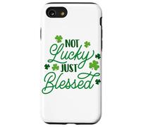 Not Lucky Just Blessed St Patrick's Day Girl Irish Shamrock Carcasa para iPhone SE (2020) / 7 / 8