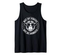 Not My Circus Monkeys Funny Monkey Animal Lover Gráfico Camiseta sin Mangas