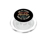 Not My Circus, Not My Monkeys.. Divertida Novedad sarcástica PopSockets PopGrip para MagSafe