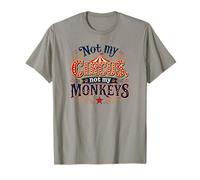 Not My Circus Not My Monkeys Funny Sarcastic Humor Camiseta