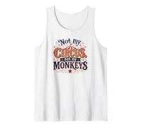 Not My Circus Not My Monkeys Funny Sarcastic Humor Camiseta sin Mangas