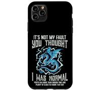 Not My Fault You Thought Normal Humor Divertido Hombres Mujeres Niños Carcasa para iPhone 11 Pro MAX
