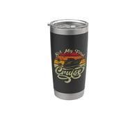 Not My First Cruise Divertido Elegante Diseño de Vacaciones Cruising Vaso térmico de acero inoxidable de doble pared
