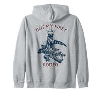 Not my First Rodeo, Cocodrilo Mapache Campestre al Estilo Sudadera con Capucha
