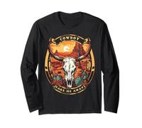 Not My First Rodeo Shirt Women Let ‘er Rip Cowboy T-Shirt Manga Larga