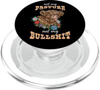 Not My Pasture Not My Bull Vaquilla Cow Lover Regalo Diverti PopSockets PopGrip para MagSafe